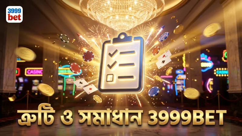 ৩৯৯৯বেট নিবন্ধনে সাধারণ ভুল ও সমাধানগুলি
