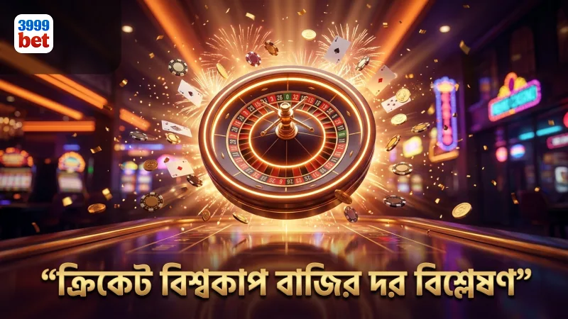 ক্রিকেট বিশ্বকাপ বাজির দর নির্ধারণে বাজারের গতিবিধি দৃশ্যমান।