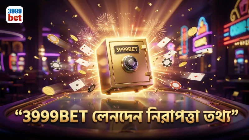 লেনদেনের গতি ও নিরাপত্তা সংক্রান্ত তথ্য 3999BET প্ল্যাটফর্মে।