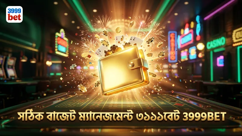 সঠিক বাজেট ম্যানেজমেন্টে 3999BET খেলোয়াড়রা লাভবান