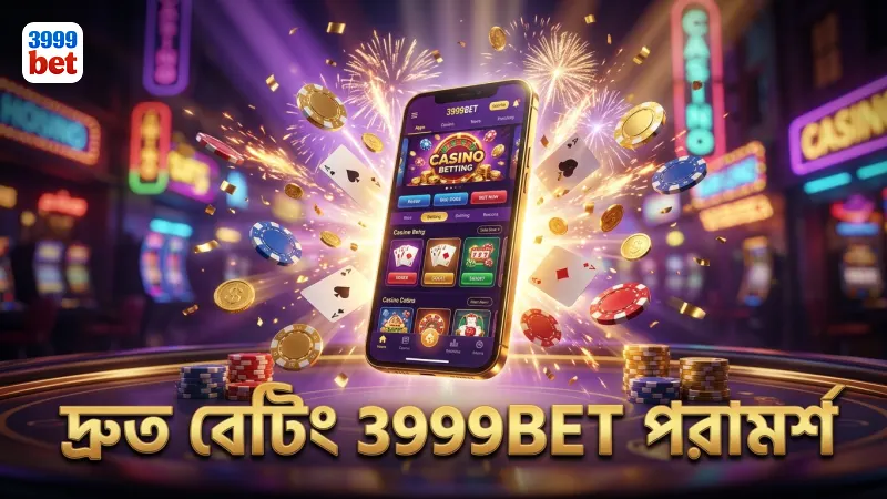 দ্রুত বেটিং ও ঝুঁকি কমানোর জন্য 3999BET এর পরামর্শ।