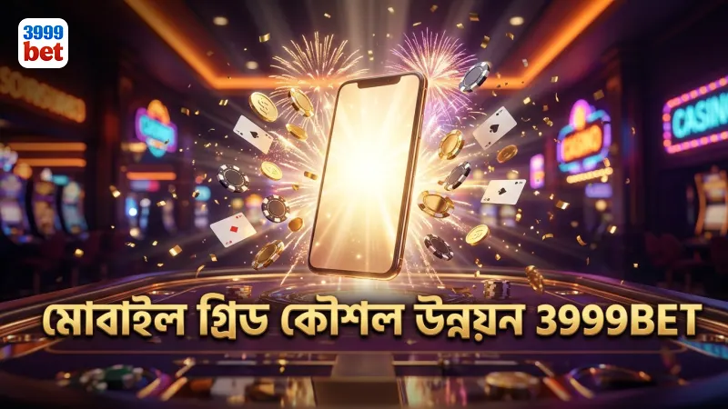 মোবাইল স্ক্রিনে মাইনস গেমের গ্রিড কৌশল উন্নত করে জয়ের সম্ভাবনা বাড়ায়।