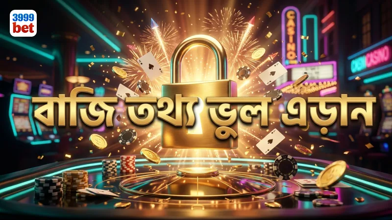 বাজি ধরার সময় তথ্য ভুল এড়াতে সতর্কতা অবলম্বন করুন