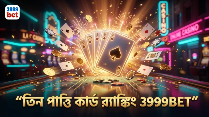 তিন পাত্তি কার্ডের সঠিক র্যাঙ্ক এবং মান